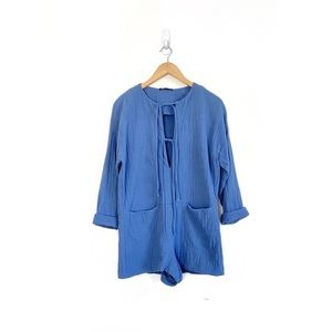 Zara Textured Weave Romper